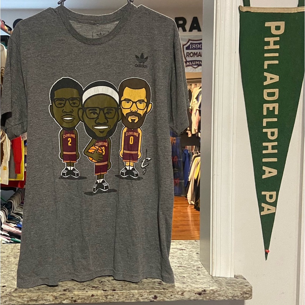 Cleveland Cavaliers Lebron, Kyree and Kevin Love Caricature Tee